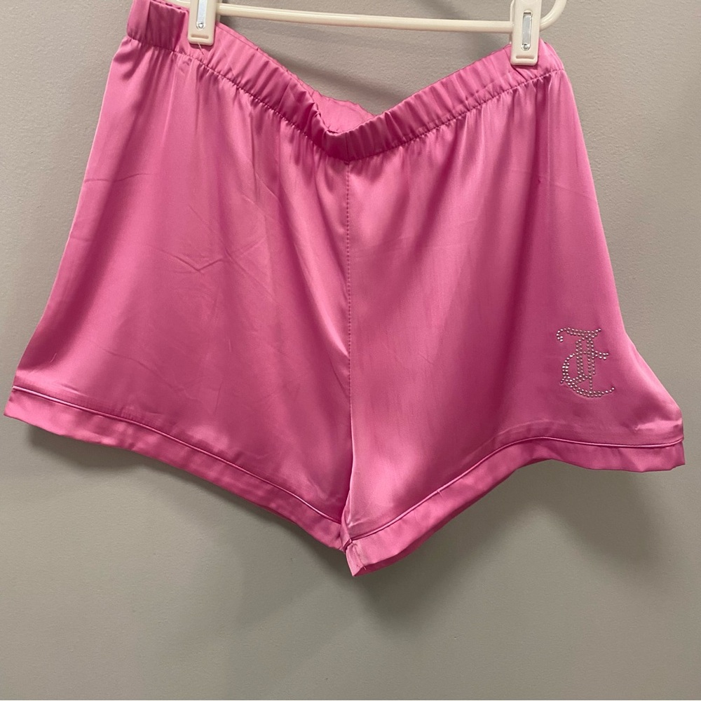 Juicy Couture pink 1pc lounge shorts size large